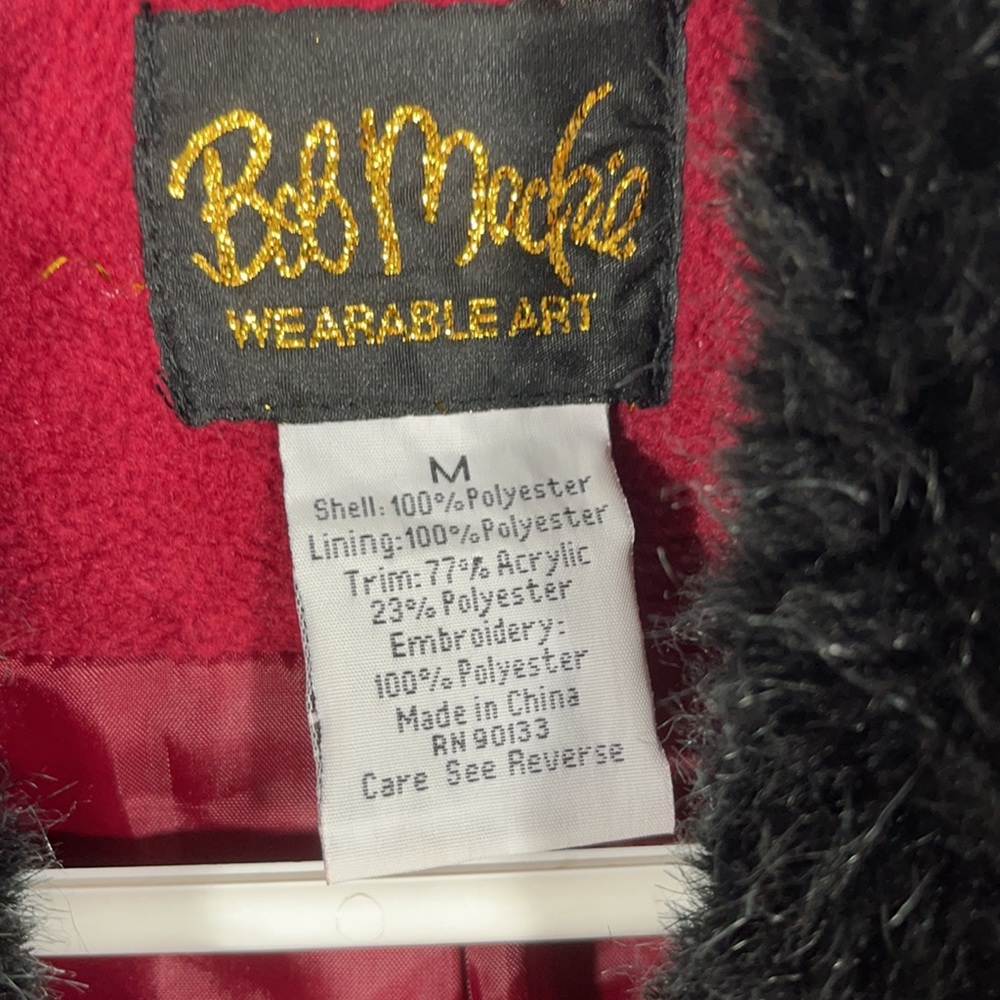 Bob Mackie Wearable Art Vest - image 2